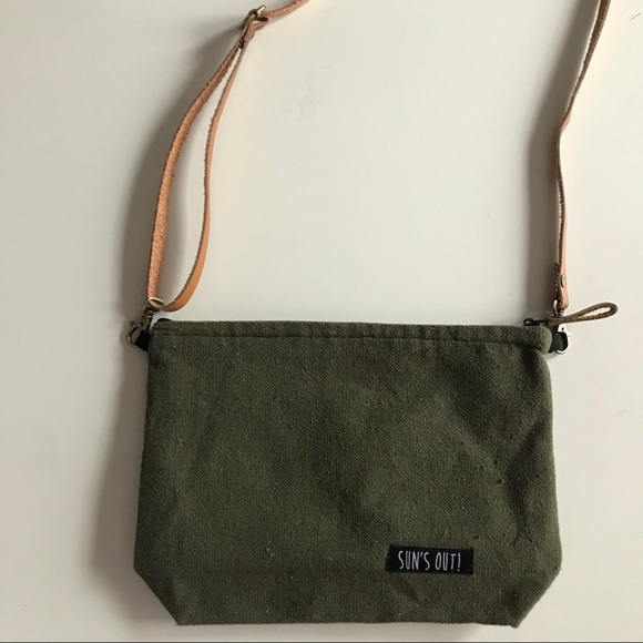 Handbags - Multi-wear purse • Army Green Wristlet Crossbody